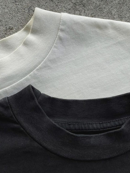 Casual oversized T-shirt paired with wrap waist leggings, KIJN