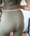 SculptFit™ High Waisted Second Skin Legging - Olive Mist