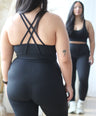 ScupltFit™ Longline Tank Bra Top - Espresso