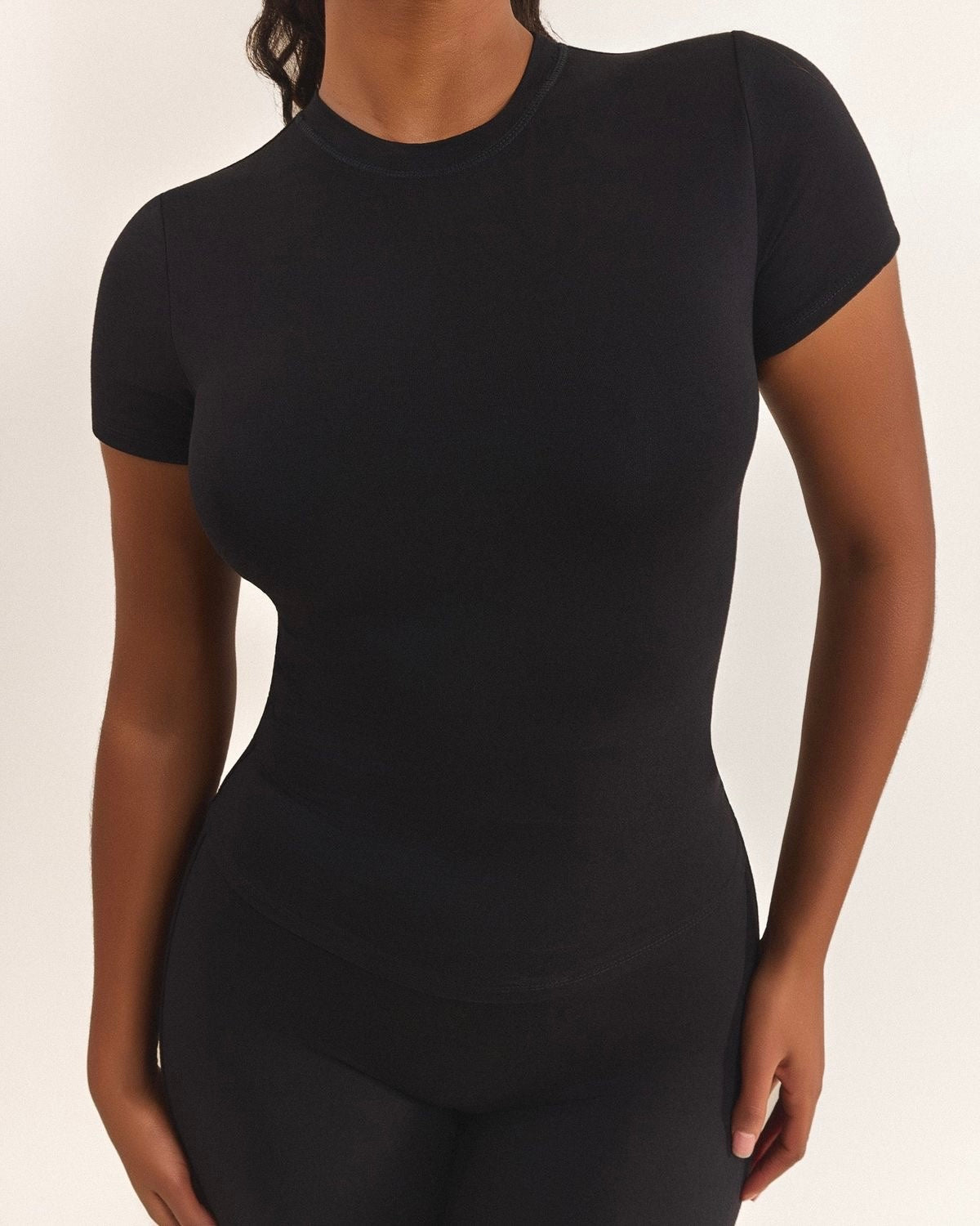 SculptFit™ Short Sleeve Top - Espresso