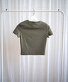 SculptFit™ Short Sleeve Top - Olive Mist