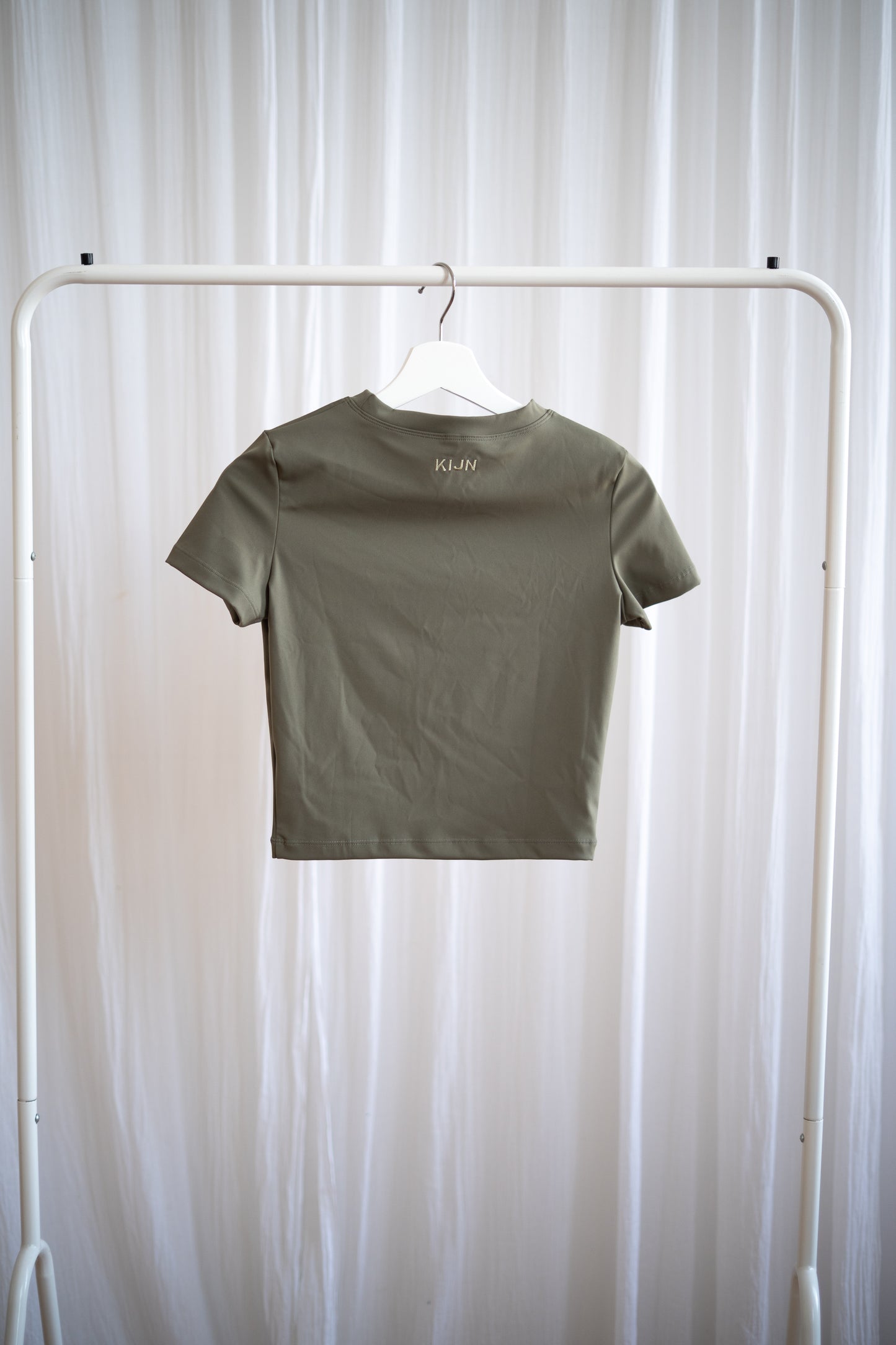 SculptFit™ Short Sleeve Top - Olive Mist
