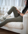 SculptFit™ High Waisted Second Skin Legging - Olive Mist
