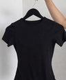 SculptFit™ Short Sleeve Top - Espresso