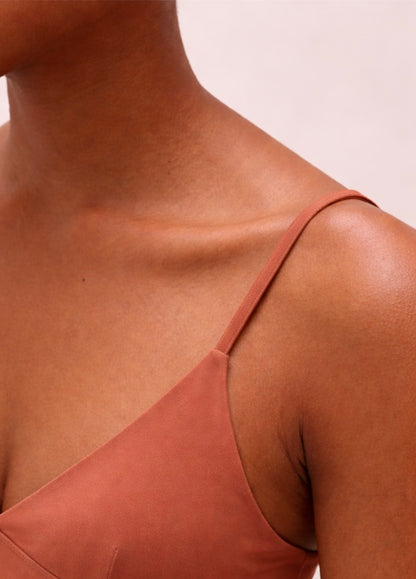 SKIJN™ TRIANGLE BRALETTE | CLAY