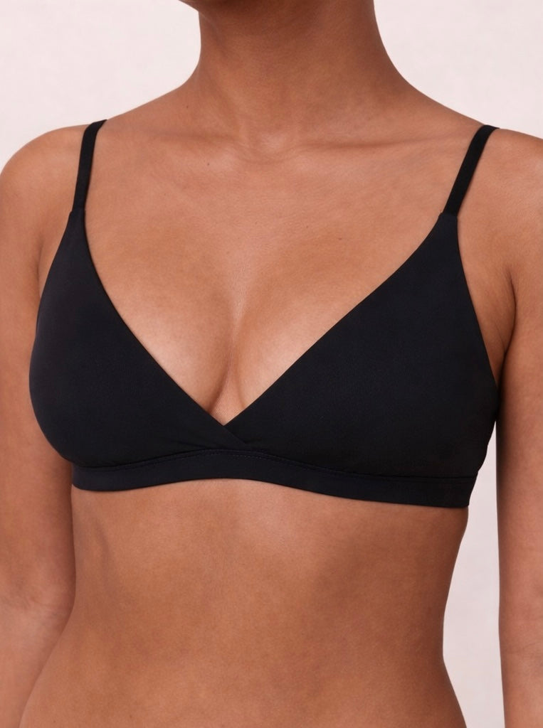 SKIJN™ Triangle Bralette- Onyx