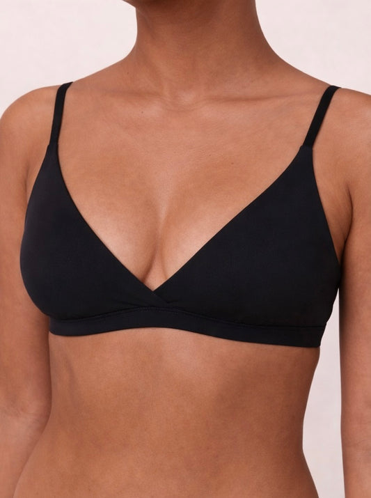 SKIJN™ TRIANGLE BRALETTE | ONYX