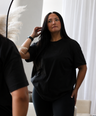 THE OVERSIZED TEE | ESPRESSO