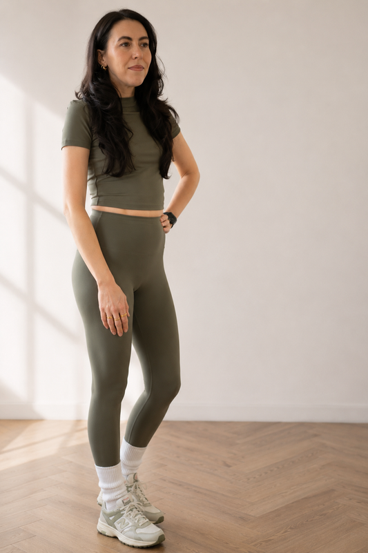 SCULPTFIT™ LEGGINGS | OLIVE MIST