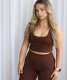ScupltFit™ High Waisted Second Skin Legging - Hot Chocolate
