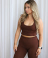 ScupltFit™ High Waisted Second Skin Legging - Hot Chocolate