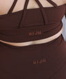 ScupltFit™ Longline Tank Bra Top - Hot Chocolate