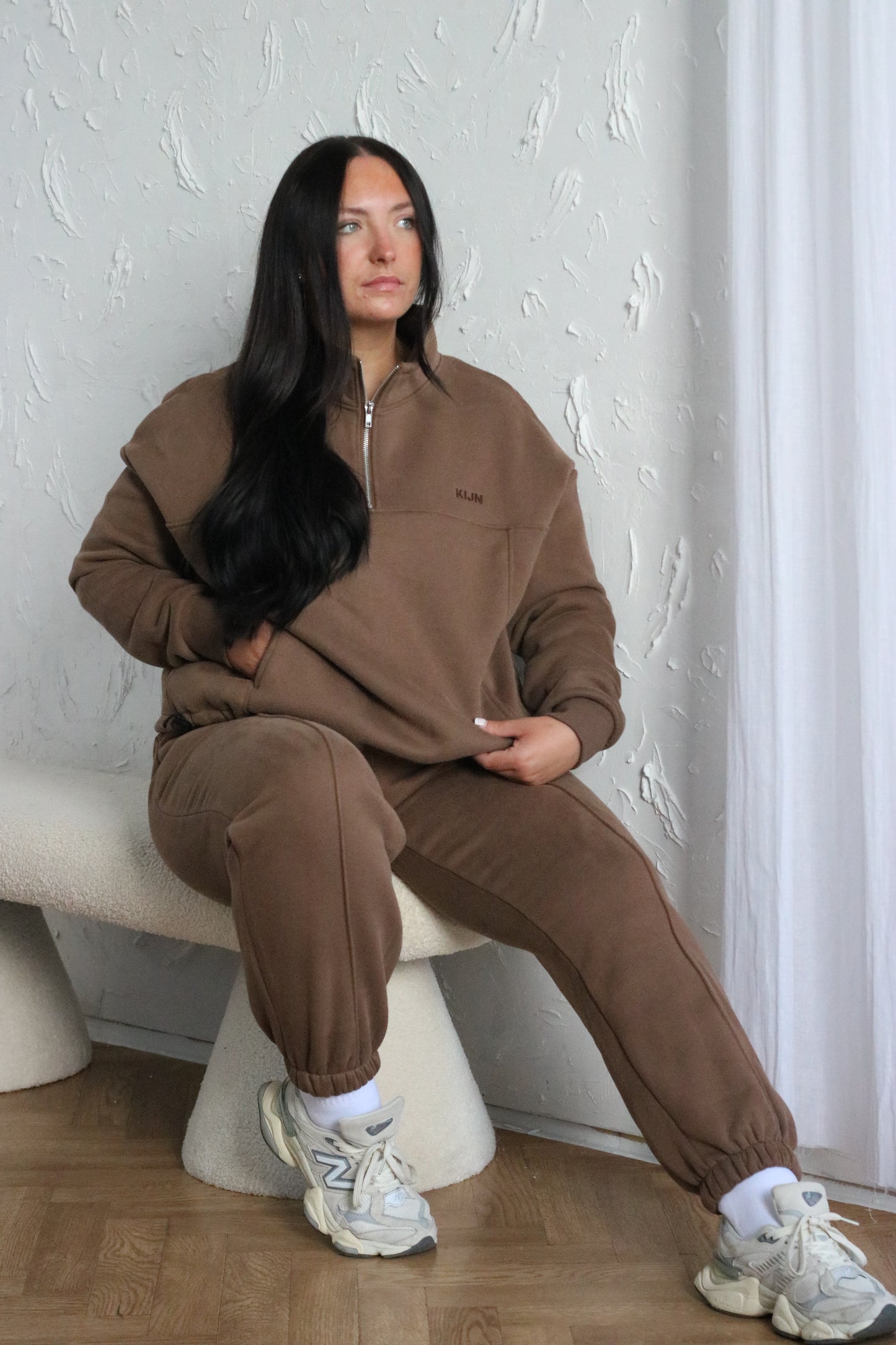 COMFORT ¼ ZIP - Mocha Mousse