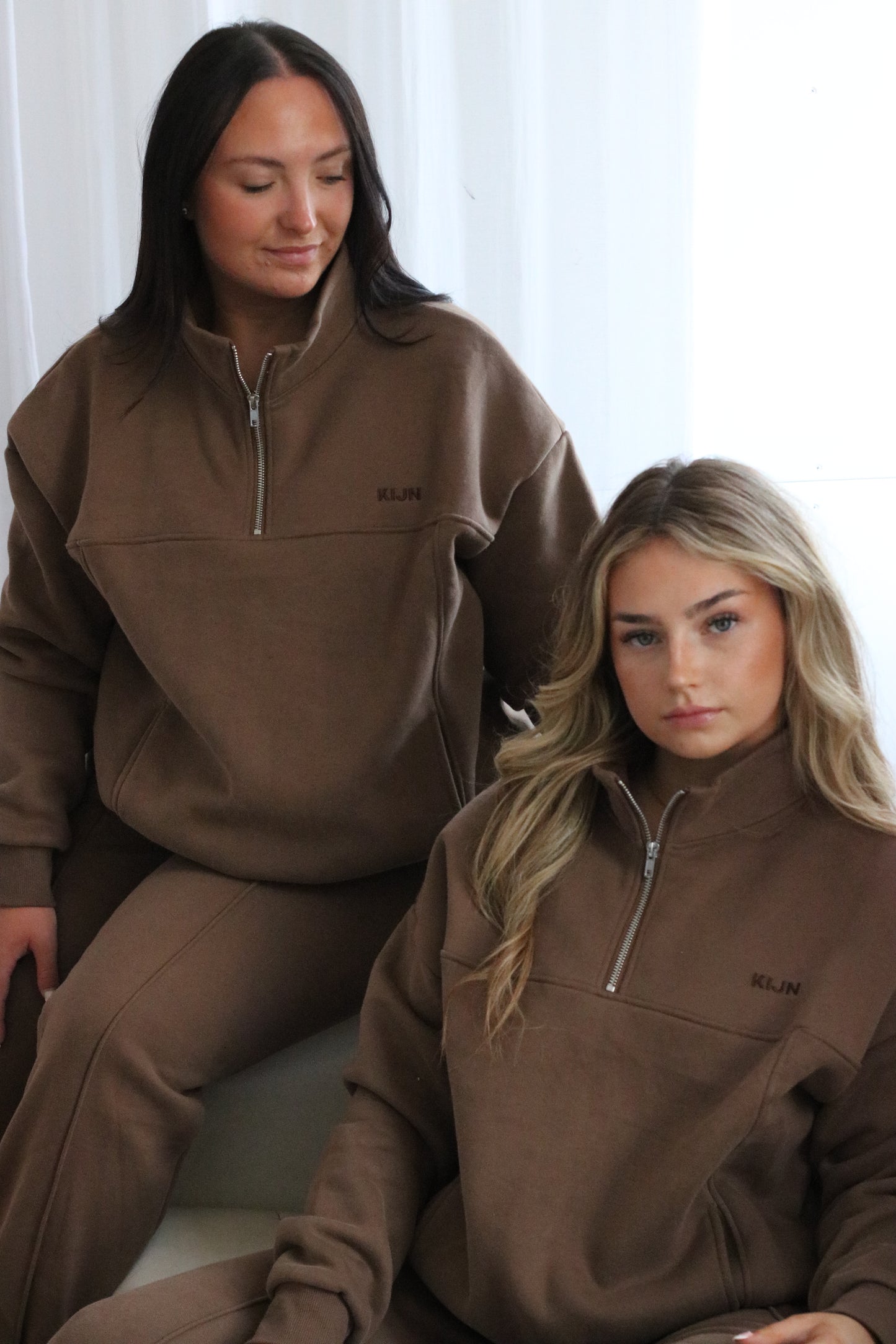 COMFORT ¼ ZIP - Mocha Mousse