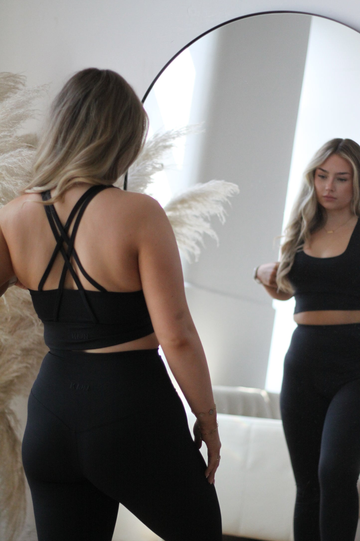 ScupltFit™ Longline Tank Bra Top - Espresso