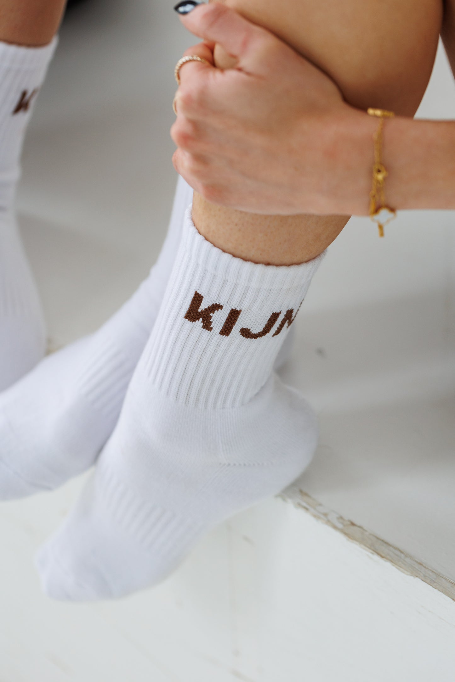 KIJN Lux Socks - White