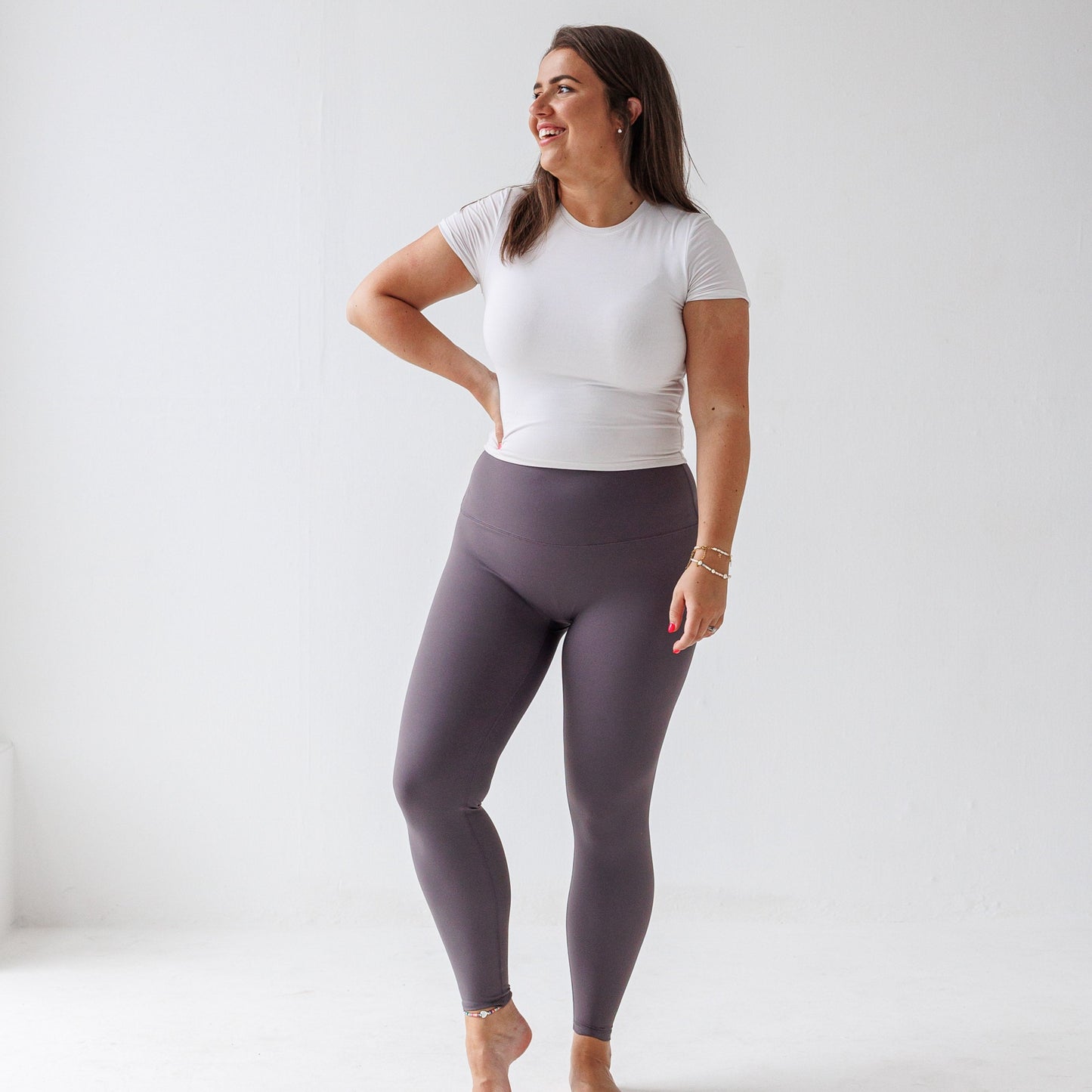 Karolyn SoftFit™ High Waisted Seamless Legging- Coffee