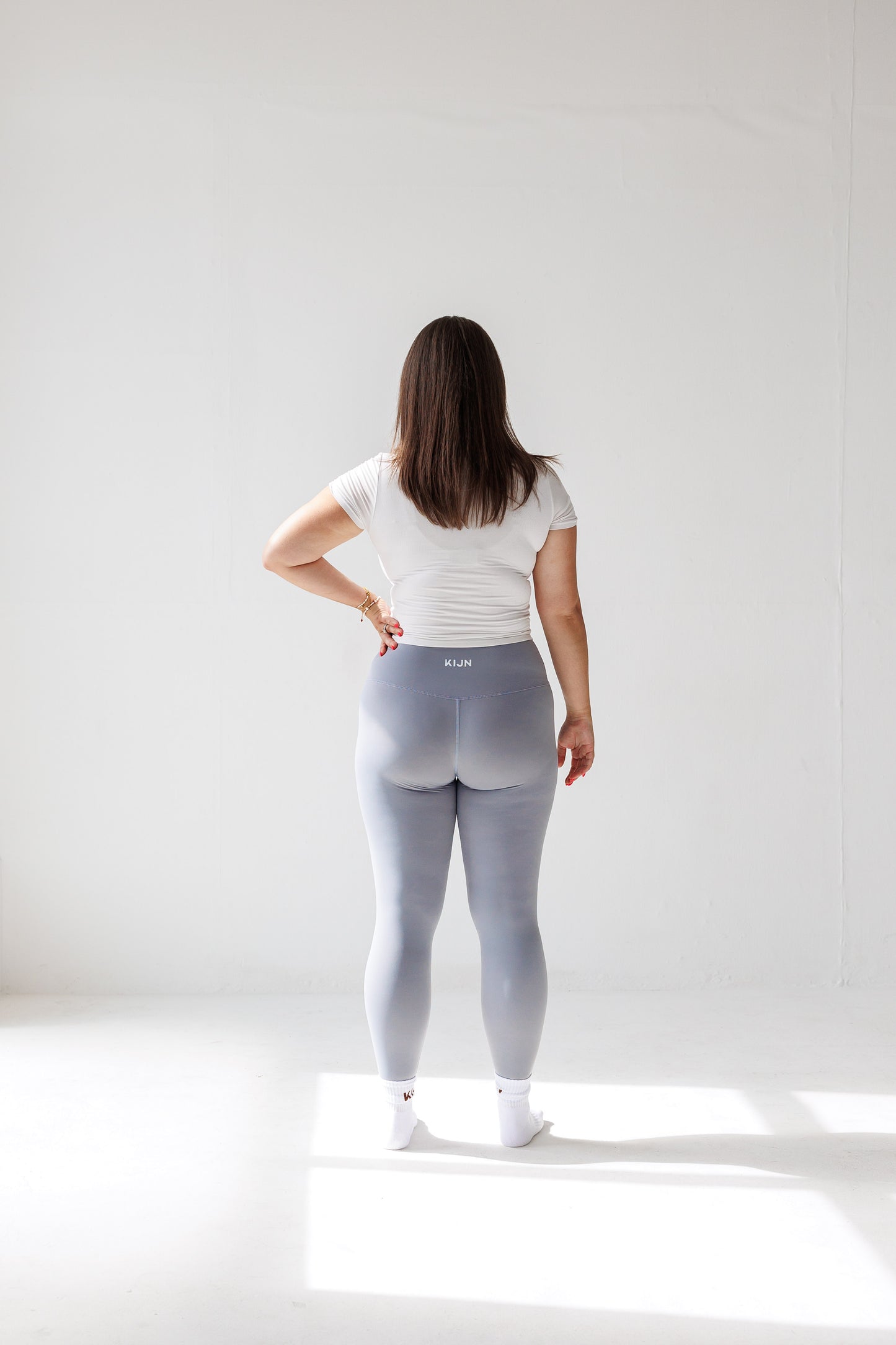 Karolyn SoftFit™ High Waisted Seamless Legging - Earl Grey