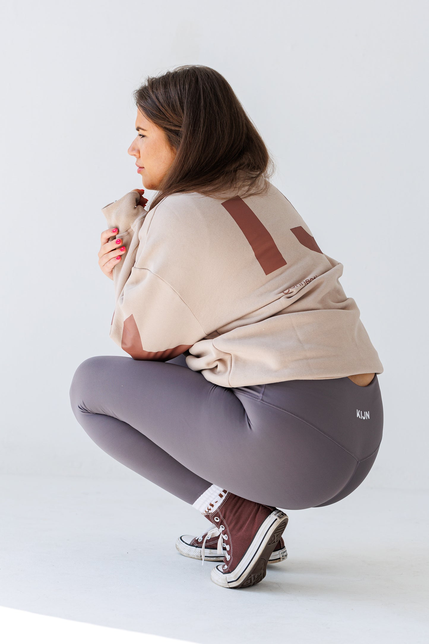 Kori Comforter Oversized Sweatshirt - Soft Taupe